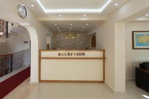 The lobby or reception area at Gizem Pansiyon