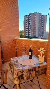 Balkón nebo terasa v ubytování Roma Tiburtina Apartment