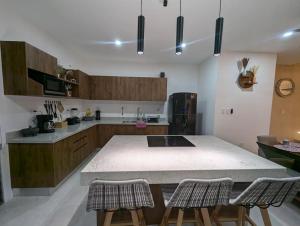 Kuchyň nebo kuchyňský kout v ubytování Residencia en Mérida, Yucatán