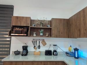 Kuchyň nebo kuchyňský kout v ubytování Residencia en Mérida, Yucatán