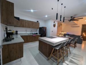 Kuchyň nebo kuchyňský kout v ubytování Residencia en Mérida, Yucatán