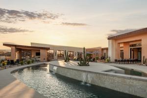 a rendering of a building with a pool at Peak by Fieldtrip 8 BR Modern Oasis 2 Pools in Joshua Tree