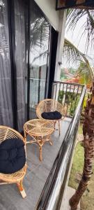 Ban công/sân hiên tại Mercusuar Resort Jepara