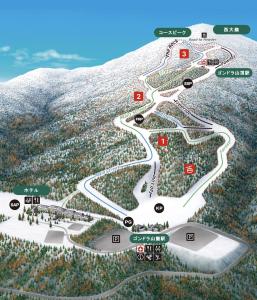 a map of the proposed improvements to the city of springfield at Urabandai Cranes in Kitashiobara