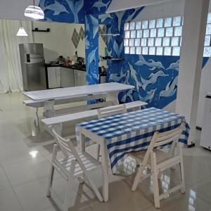 Η κουζίνα ή μικρή κουζίνα στο Pousada Morro dó Macaco ARTE