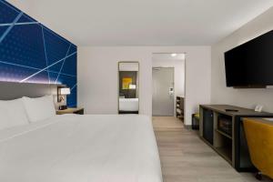 TV a/nebo společenská místnost v ubytování Comfort Inn Conroe
