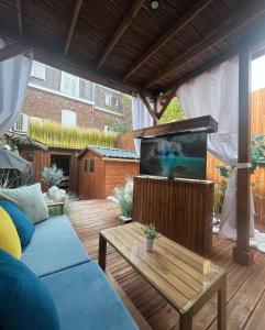 Posezení v ubytování Pandora Spa Lille