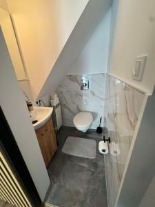 Kúpeľňa v ubytovaní Apartament Ślebodny Upłaz