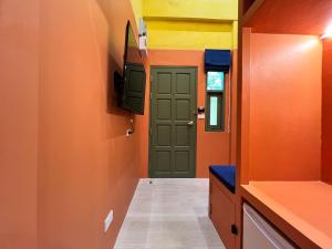 TV a/nebo společenská místnost v ubytování Sierra Hostel