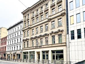 Budova, kde se aparthotel nachází