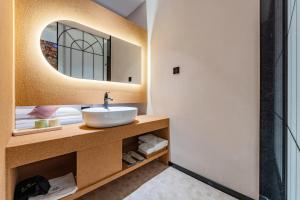 Baðherbergi á Chaozhou Fanhuali B&B