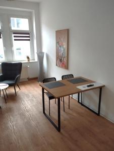 Χώρος καθιστικού στο Apartment am Kino