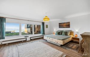 Postel nebo postele na pokoji v ubytování Panoramablick + 9 fotografií