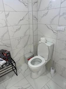 Koupelna v ubytování MM-2 Apartman