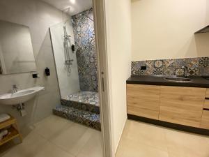 Koupelna v ubytování Casa Glametto