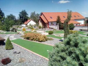 Zahrada ubytování Penzion Na Majlantě
