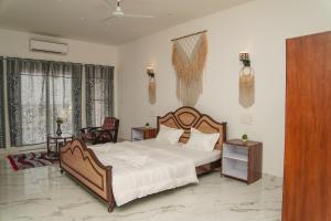 Postel nebo postele na pokoji v ubytování Samira Sea View