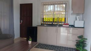 Η κουζίνα ή μικρή κουζίνα στο Sunrise Lodge