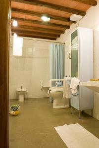 Koupelna v ubytování Agriturismo Fattoria Lavacchio
