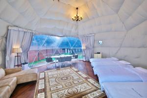 Postel nebo postele na pokoji v ubytování Ducale Garden Hotel Kujukuri + 37 fotografií