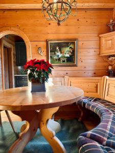 Posezení v ubytování Chalet kleiner Bär