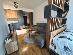 Krevet ili kreveti u jedinici u okviru objekta OpenView Apartment