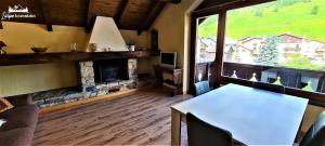 Posedenie v ubytovaní Chalet 1816 by Livigno Accomodation