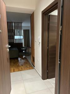Postel nebo postele na pokoji v ubytování OpenView Apartment