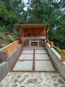 Μπαλκόνι ή βεράντα στο Finca Chuchiyá cabañas Tecpan
