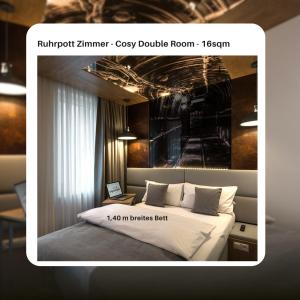 Postel nebo postele na pokoji v ubytování Hotel Esplanade Dortmund
