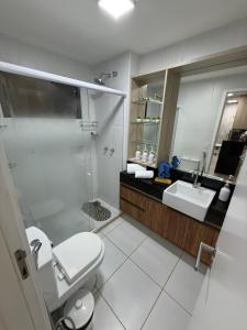 Koupelna v ubytování Wai Wai Cumbuco Eco Residence + 5 fotografií