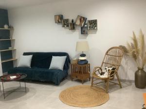 Zona d'estar a Gîte de L’entre Deux