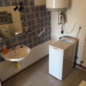 Koupelna v ubytování Apartment Liberec Stříbrný Kopec