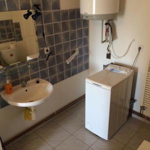 Kúpeľňa v ubytovaní Apartment Liberec Stříbrný Kopec