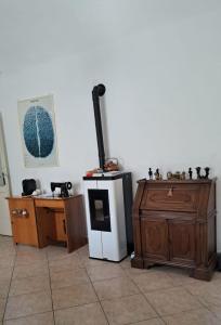 Kuchyň nebo kuchyňský kout v ubytování Appartamento in Corte Storica