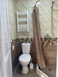 Koupelna v ubytování Arsukidze guesthouse