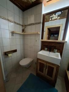 Koupelna v ubytování Appartement Gassner + 37 fotografií