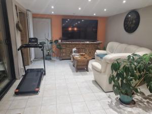 Χώρος καθιστικού στο La Villa Marcelle