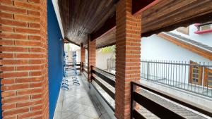Balkón nebo terasa v ubytování Casarão 121 - Guest House