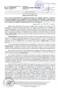Certifikat, nagrada, znak ali drug dokument, ki je prikazan v nastanitvi Hospedaje Ñande Roga