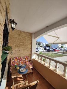 Χώρος καθιστικού στο Casa Yalinda