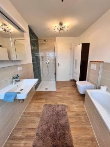 Ένα μπάνιο στο Appartement beim Walberla
