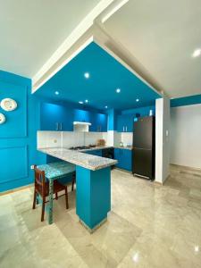 Kuchyň nebo kuchyňský kout v ubytování Une sensation d'hôtel cinq étoiles