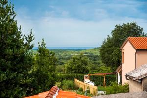 a view from the roof of a house at Villa Marin Smoljanci in Smoljanci