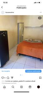 Cama ou camas em um quarto em Pousada House Nativa