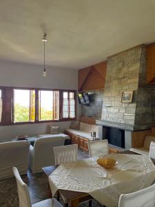 Kuchyň nebo kuchyňský kout v ubytování Holiday Home Neochori Pelion