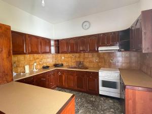 Kuchyň nebo kuchyňský kout v ubytování Holiday Home Neochori Pelion