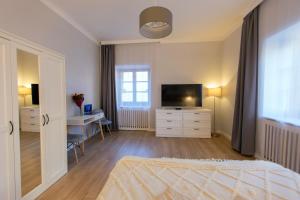 Un televizor și/sau centru de divertisment la Premium Apartment - Brama Krakowska - Old Town