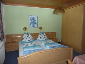 Ein Bett oder Betten in einem Zimmer der Unterkunft Appartement Gutwenger