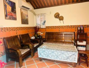 Postel nebo postele na pokoji v ubytování Xinqin B&B - City Area